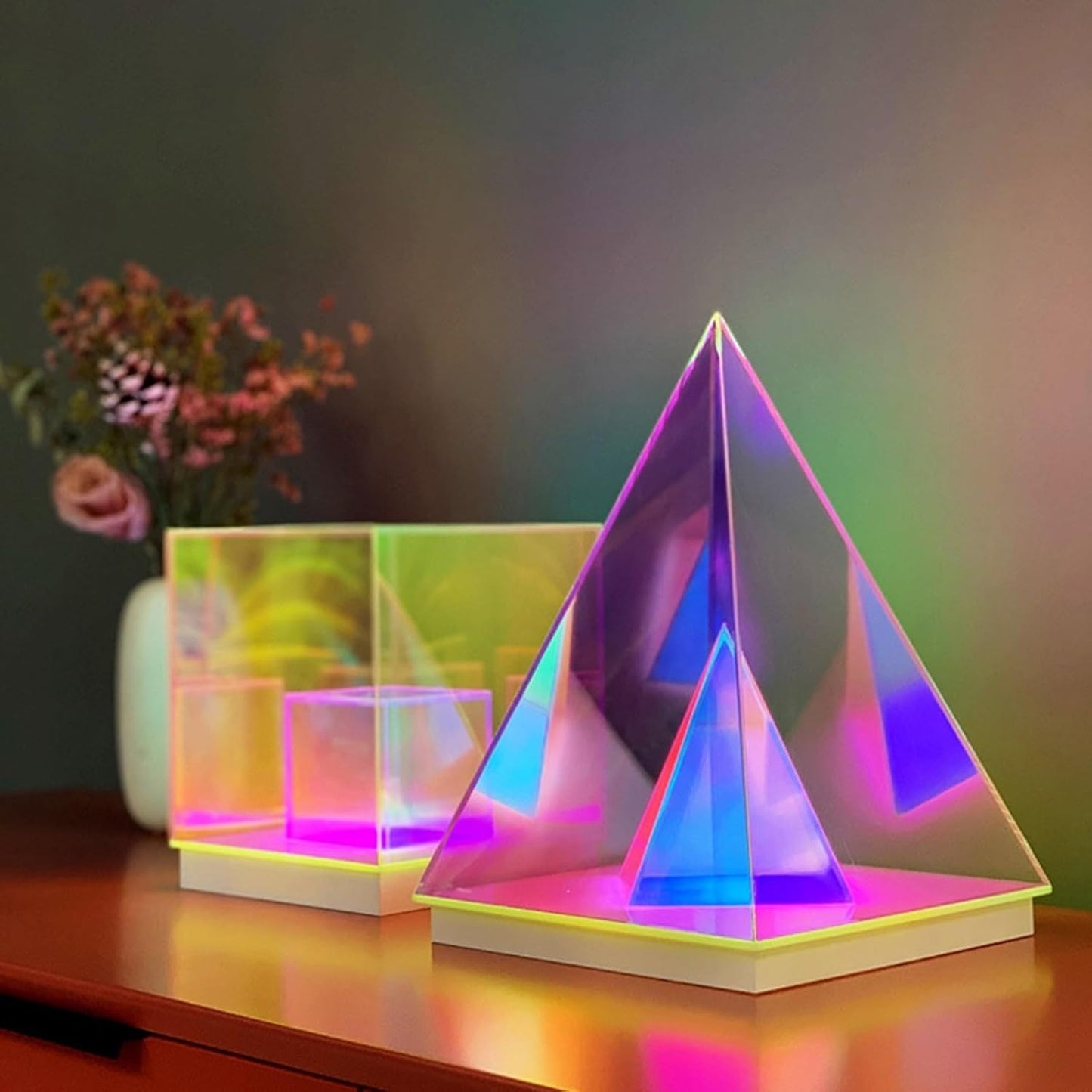 3D Magic Pyramid Cube Lamp