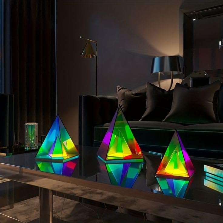 3D Magic Pyramid Cube Lamp
