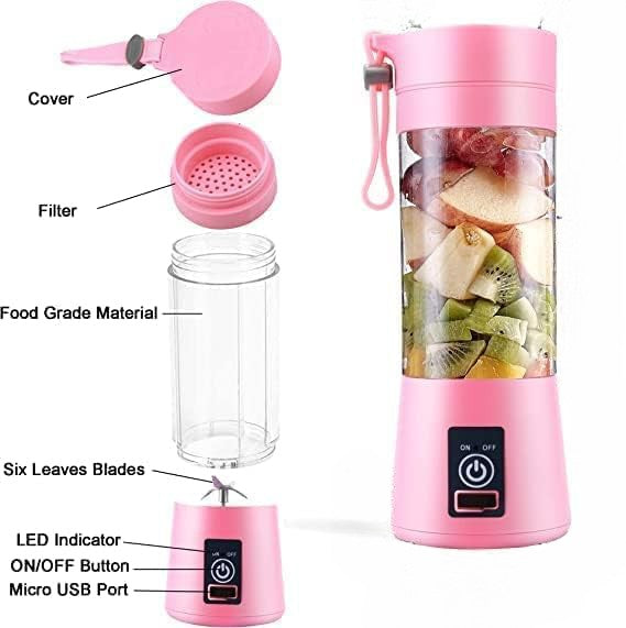 Portable Juicer – 6 Blade USB