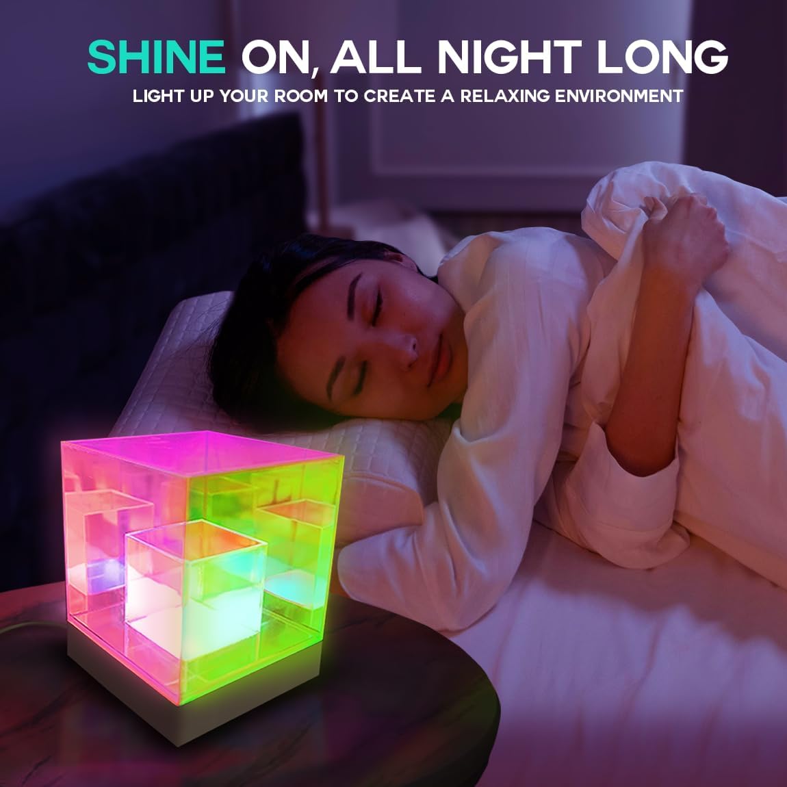 Infinite 3D Art | Magic Cube Lamp