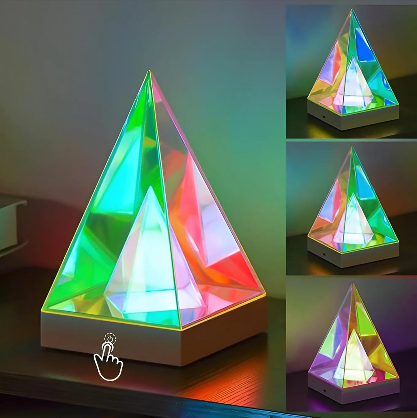3D Magic Pyramid Cube Lamp