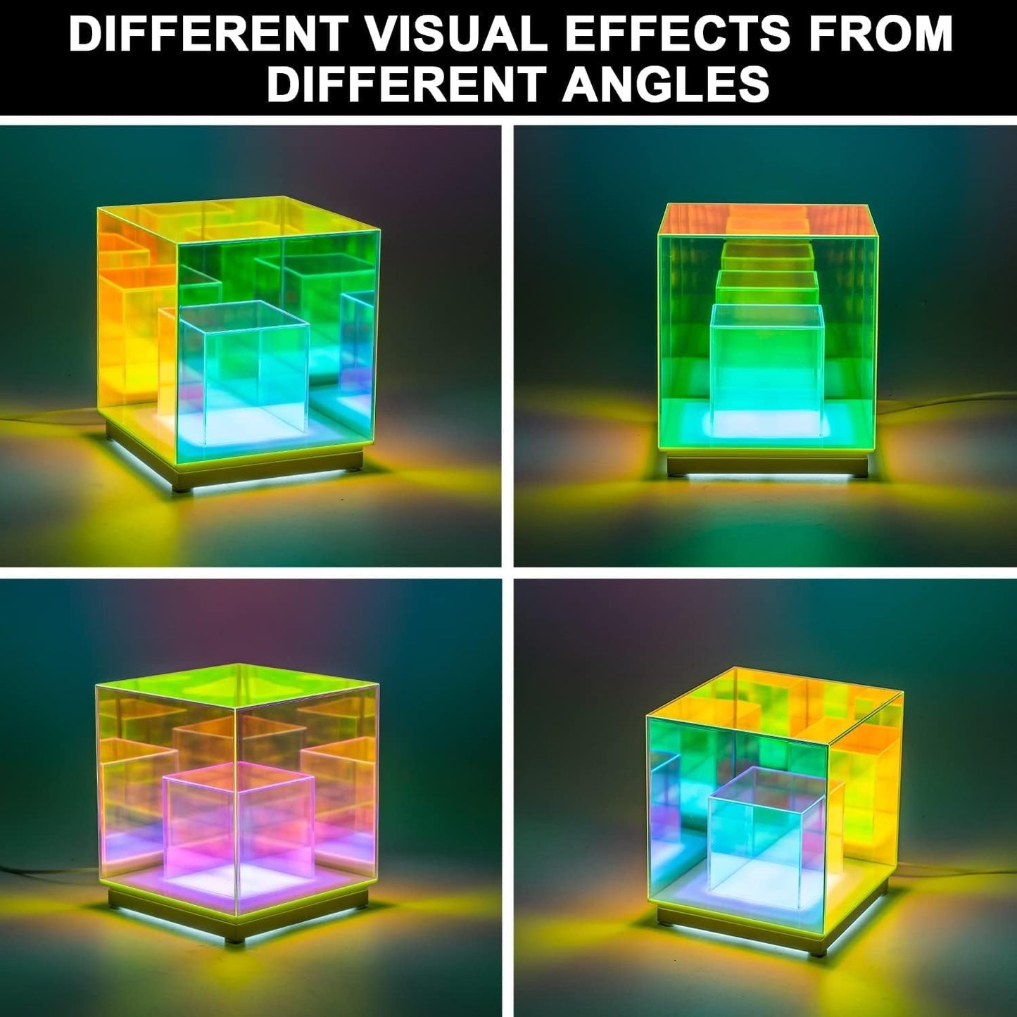 Infinite 3D Art | Magic Cube Lamp
