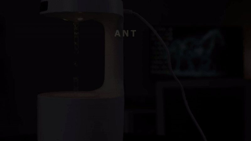 Anti-Gravity Water Droplet Humidifier