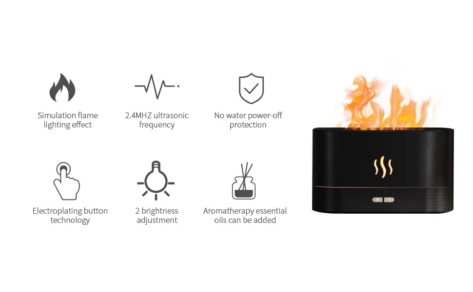 Flame Humidifier | Enhance Your Space with Serenity