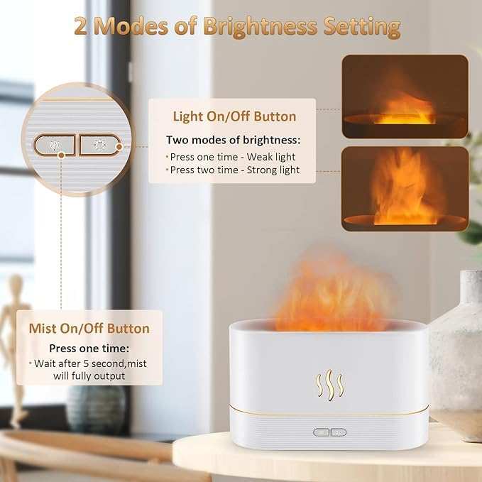 Flame Humidifier | Enhance Your Space with Serenity