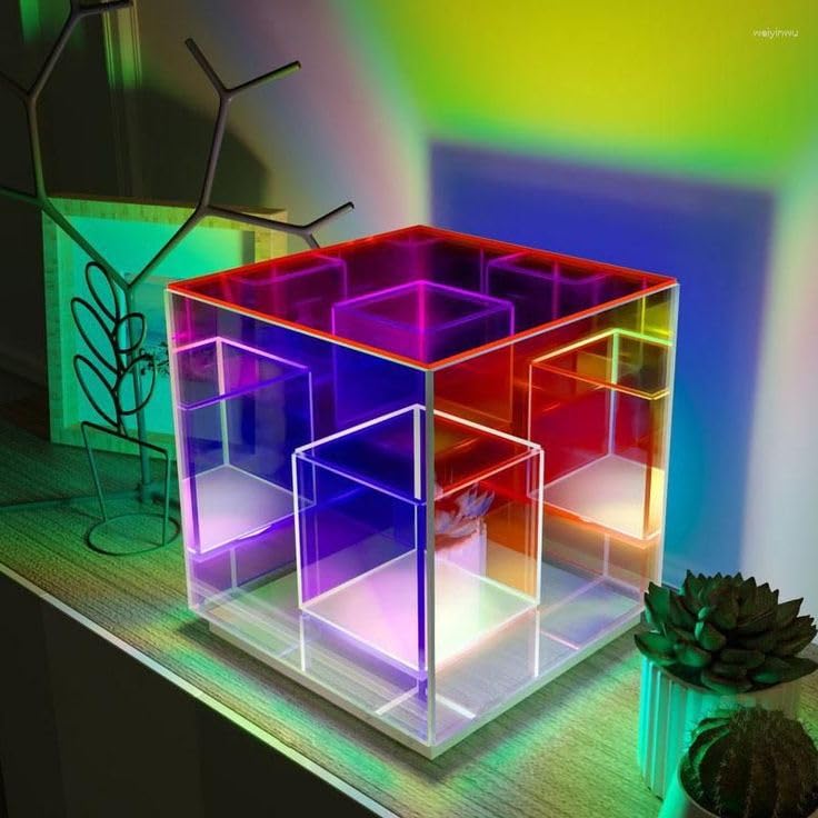 Infinite 3D Art | Magic Cube Lamp