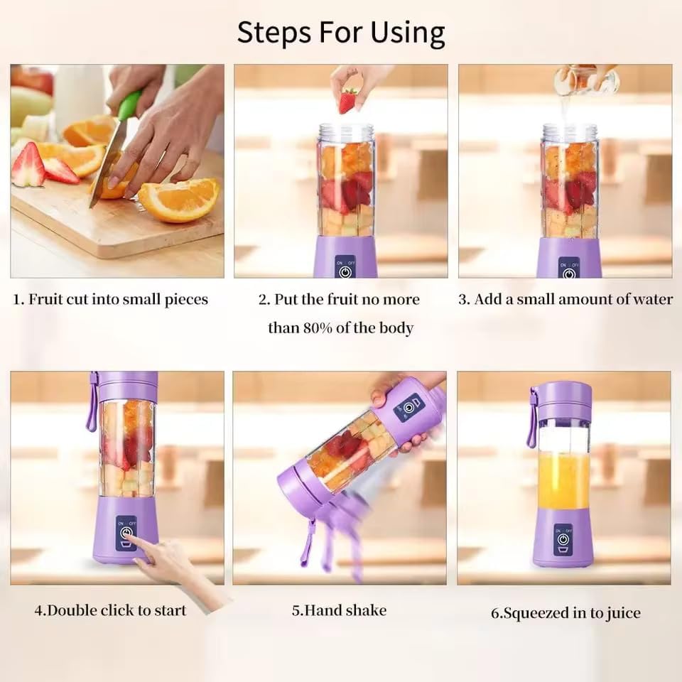 Portable Juicer – 6 Blade USB