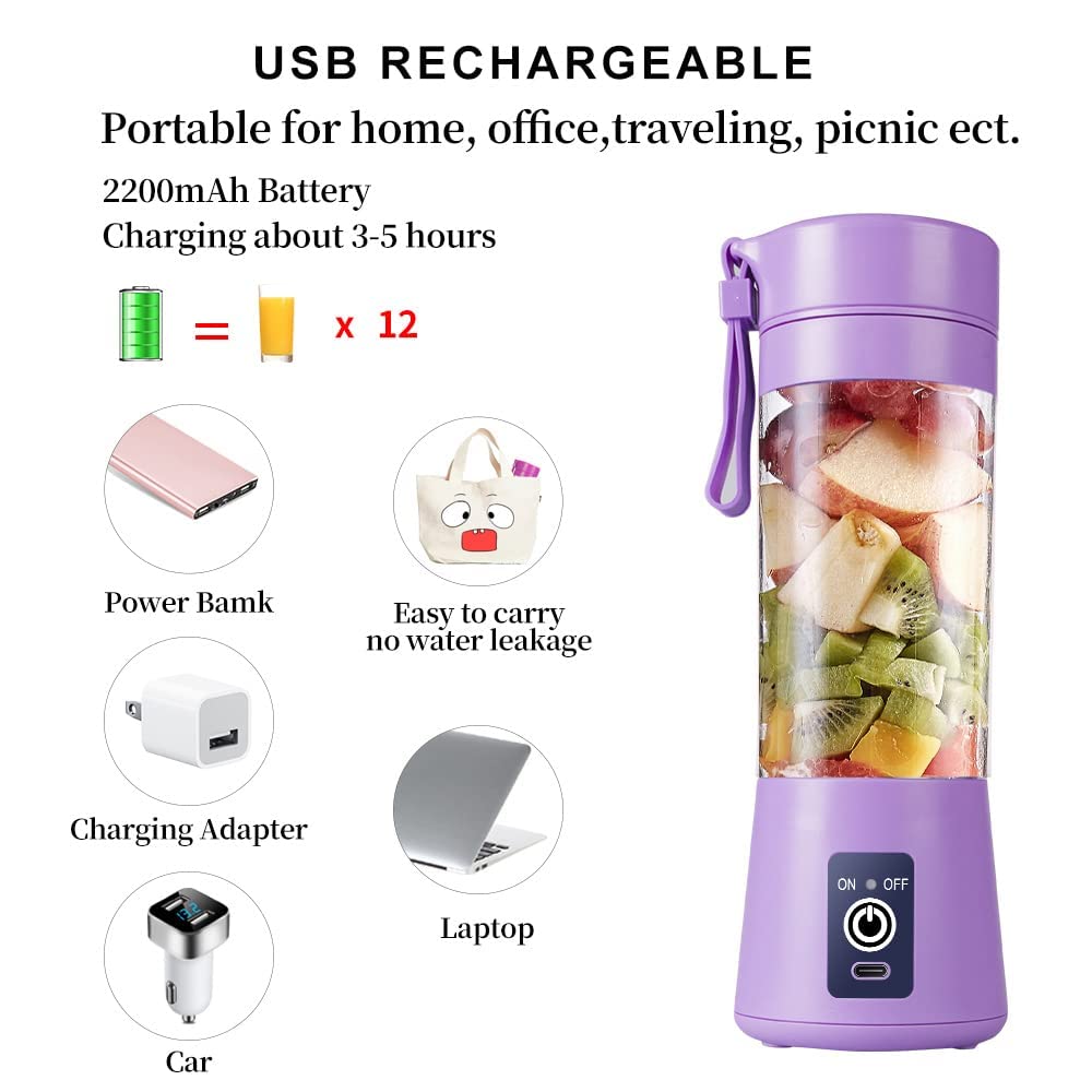 Portable Juicer – 6 Blade USB