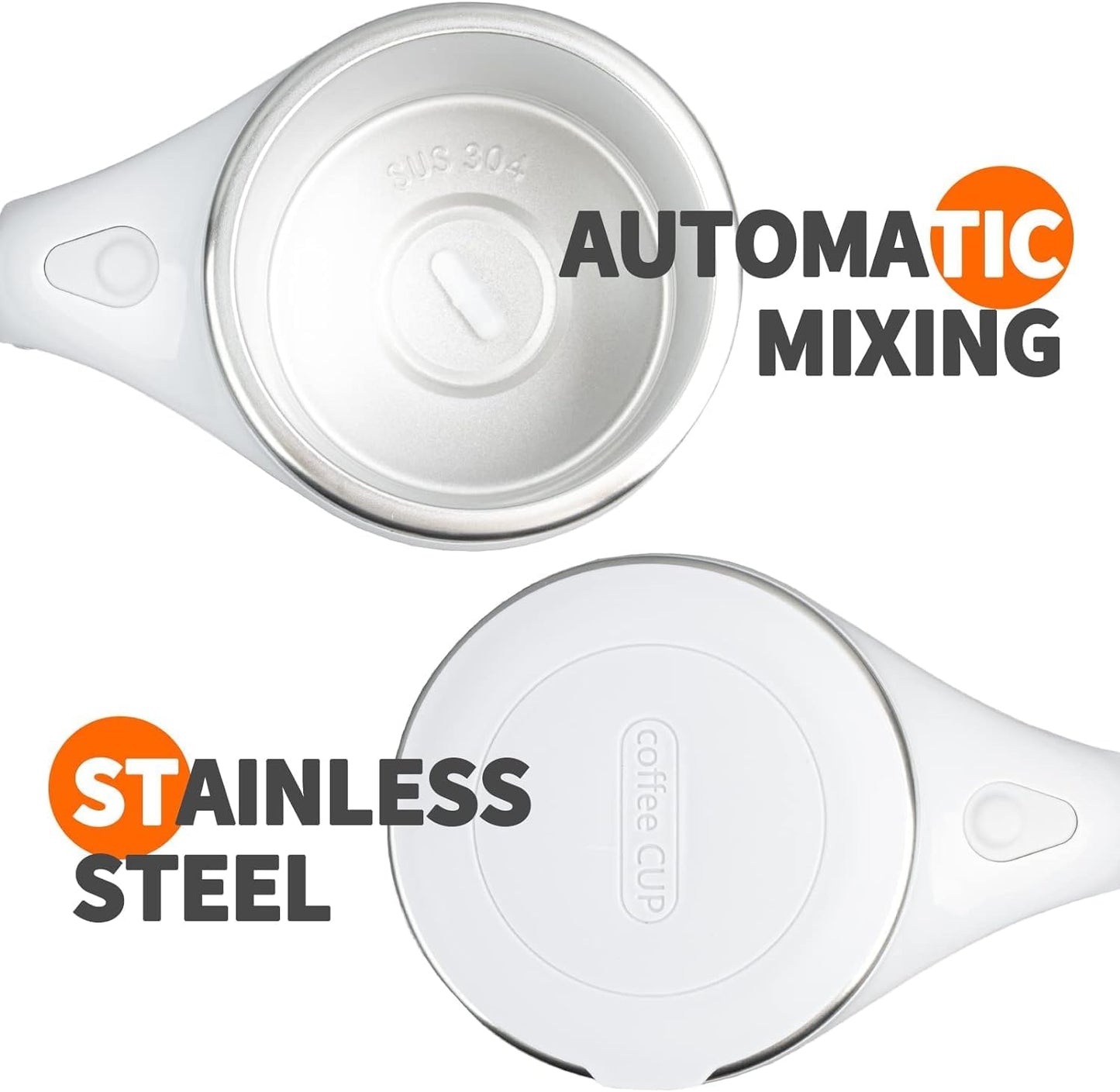 Magnetic Stirring Coffee Mug